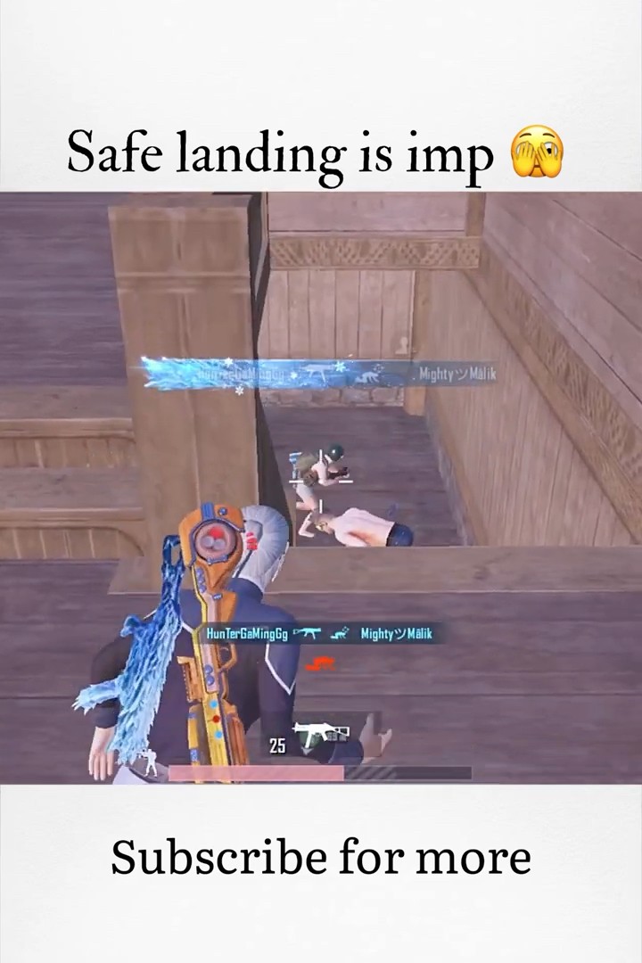 Safe landing ? wait for @HunterGamingGg22 #shorts